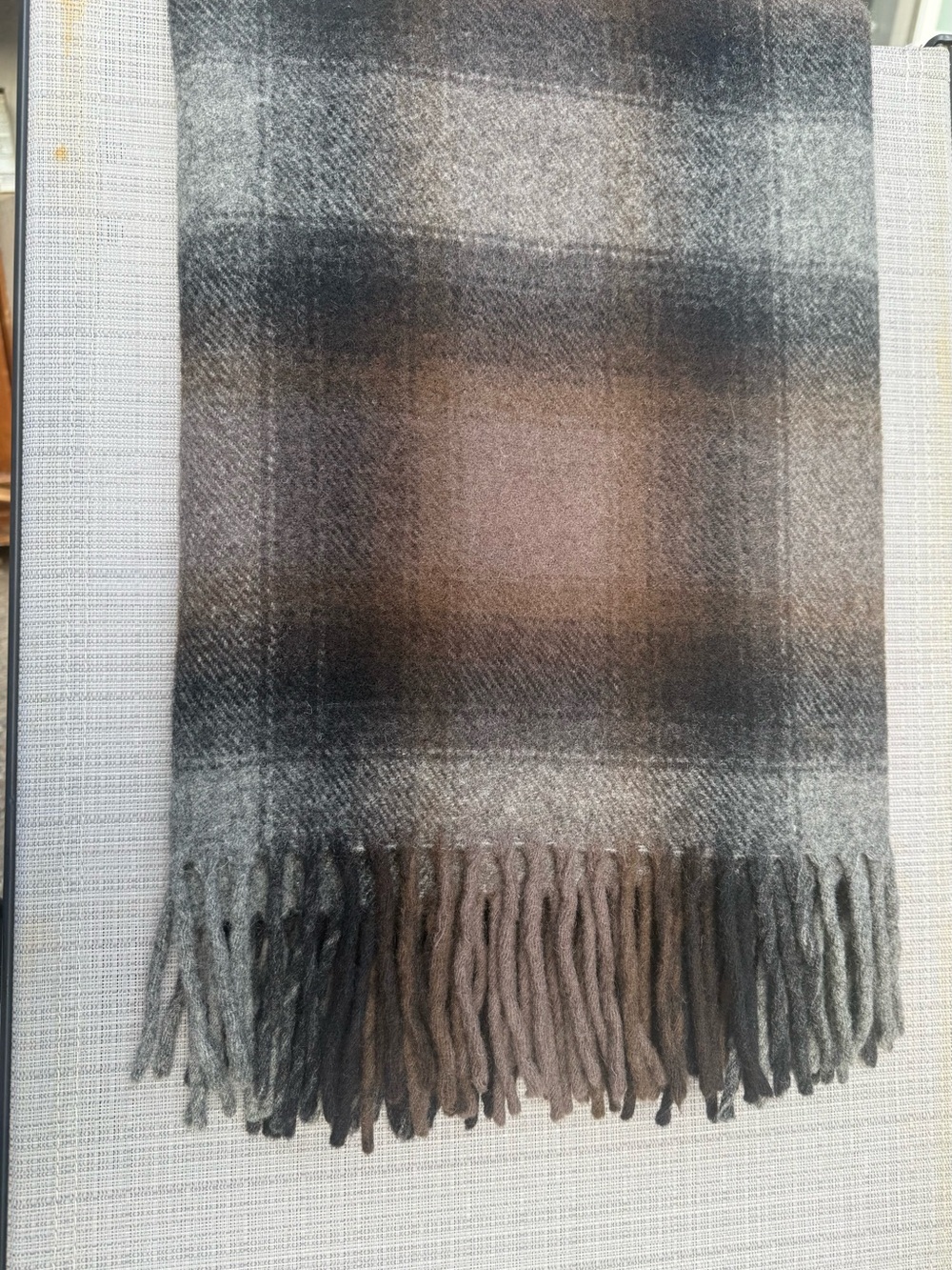 Mid Century Vintage Pendleton Wool Throw Blanket